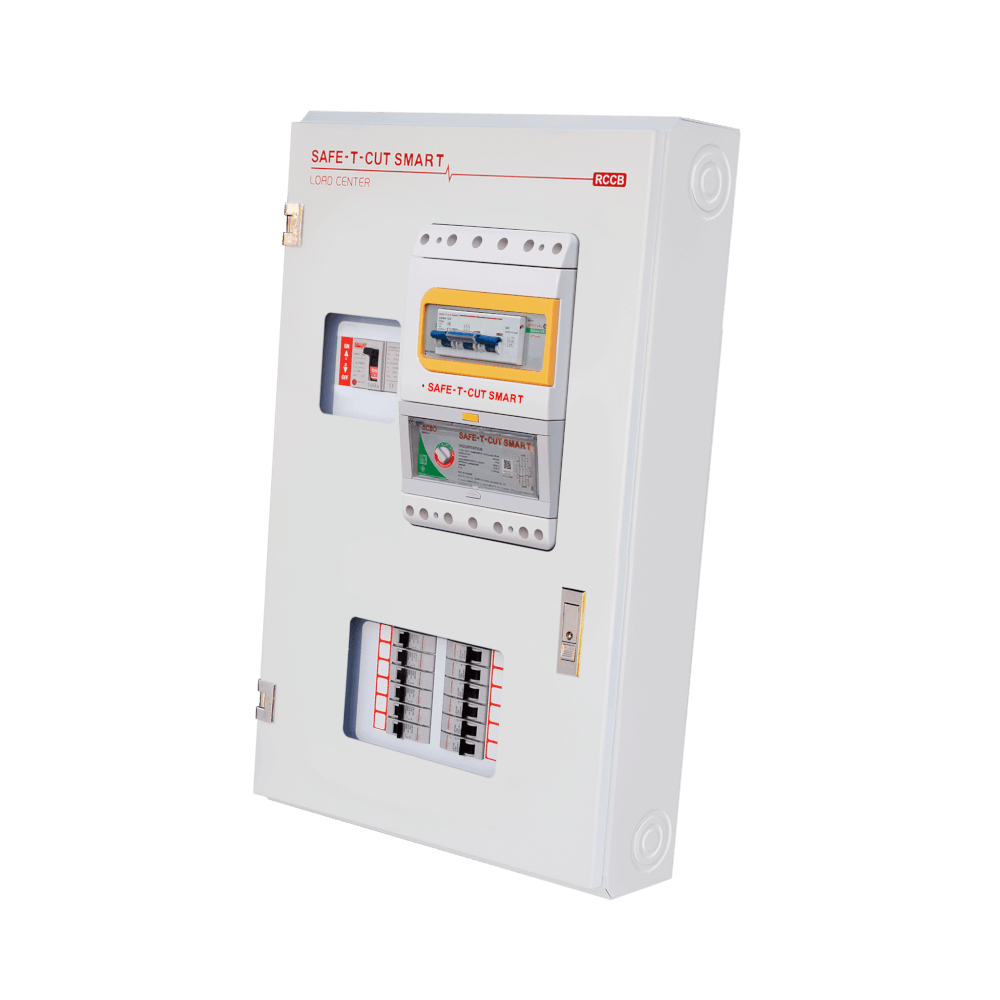 ตู้โหลดเซ็นเตอร์ พร้อมเมนกันดูด RCBO USA ขนาด 12 ช่อง พิกัด 100 แอมป์ เซฟ-ที-คัท สมาร์ท_2